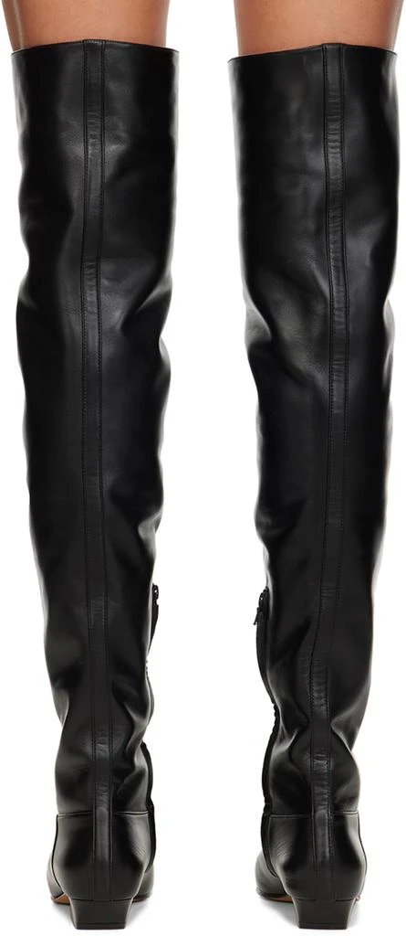 Khaite Black 
The Marfa Over-The-Knee Flat
 Boots 2
