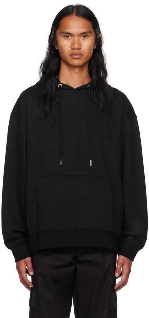 WOOYOUNGMI Black Crown Back Hoodie