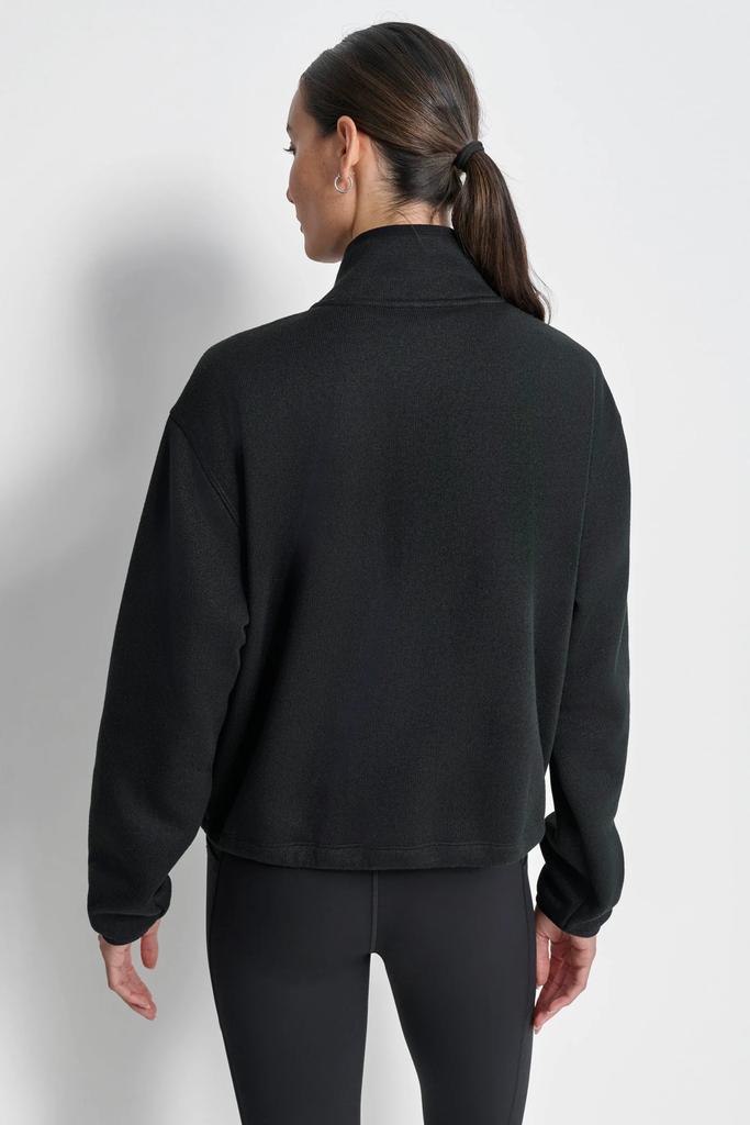 DKNY HALF ZIP FLEECE PULLOVER