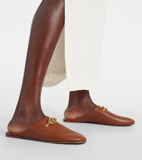 Valentino VLogo Signature leather mules 4