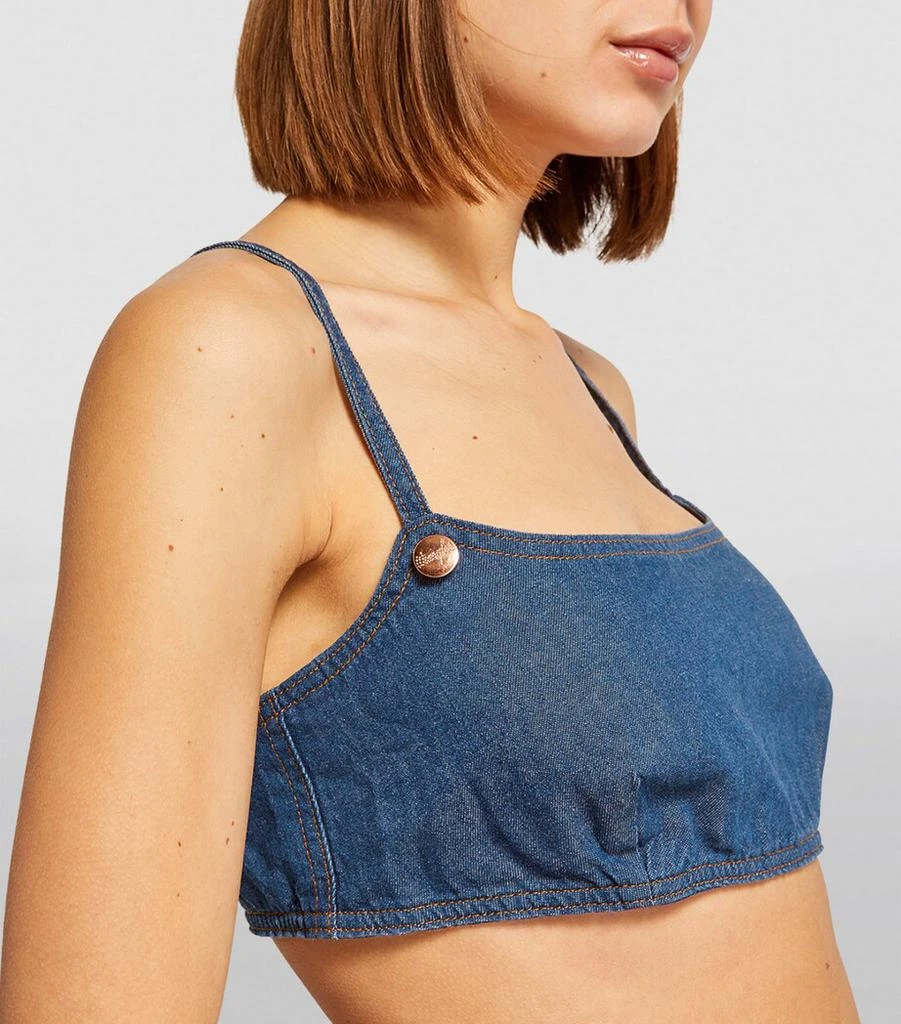 Staud x Wrangler Denim Bra Top 6