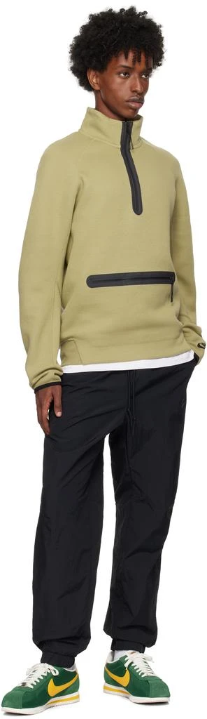 NIKE Khaki Sportswear Tech Half-Zip Sweatshirt 4