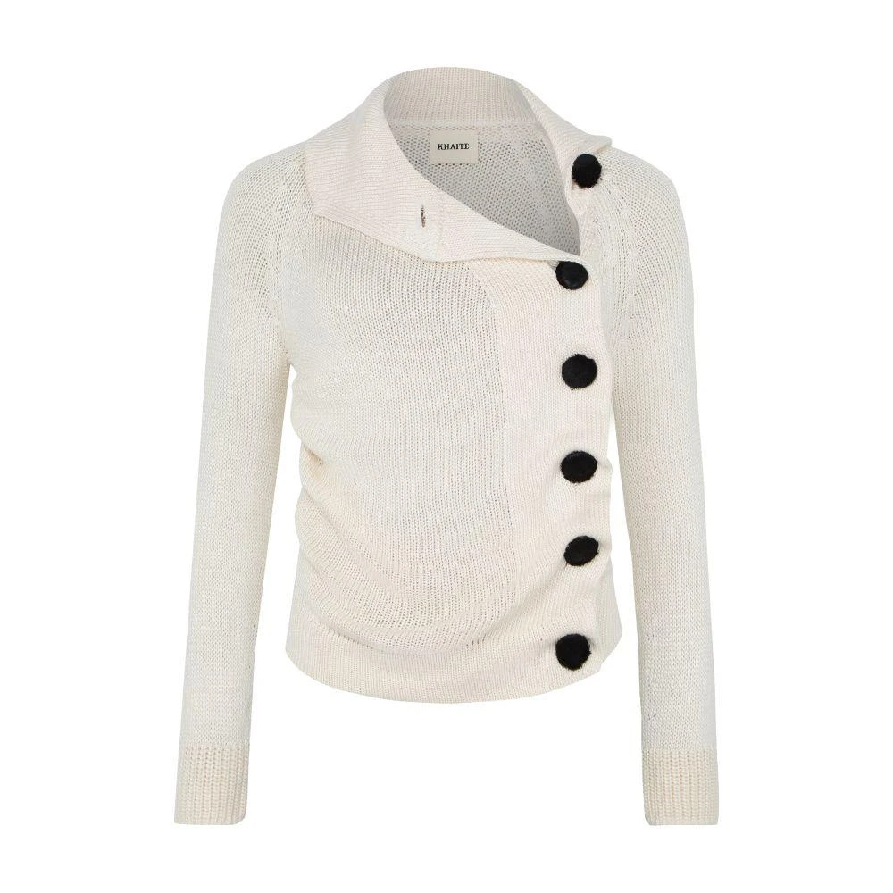 Khaite Lorrai silk cardigan 7