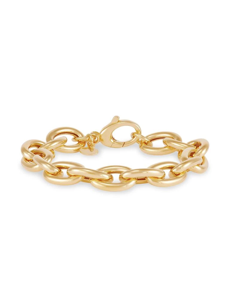 Saks Fifth Avenue 14K Goldplated Sterling Silver Chain Bracelet