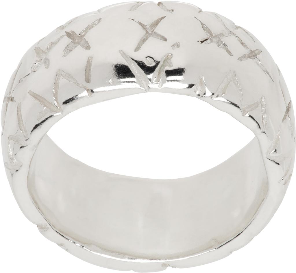 Pearls Before Swine Silver Degen Ring