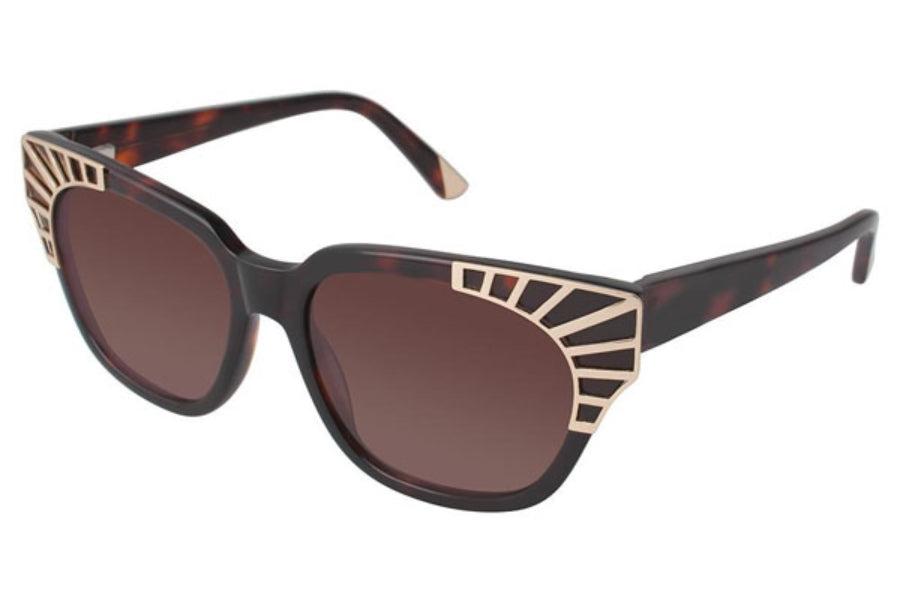 L.A.M.B. Women's 55mm Tortoise Sunglasses