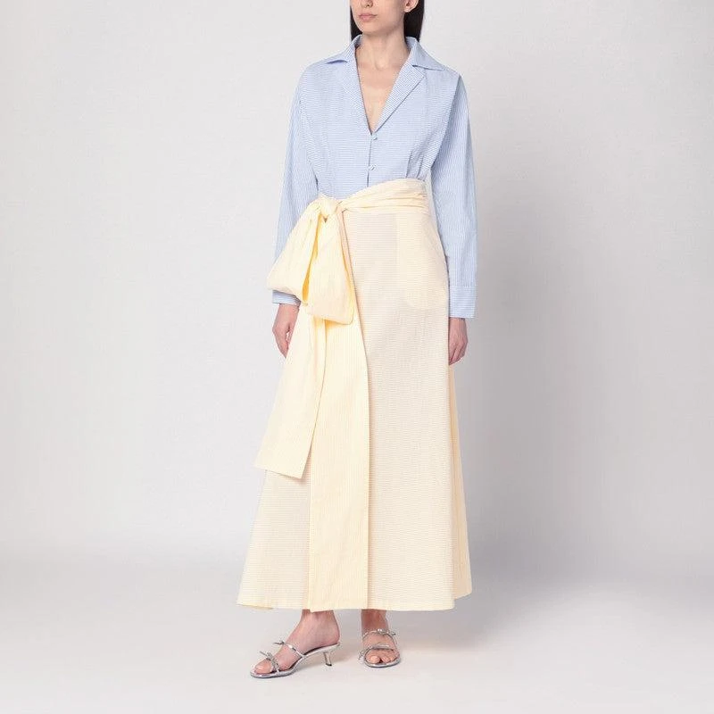 Bernadette Women's Clarence Shirt Dress blue/yellow 1