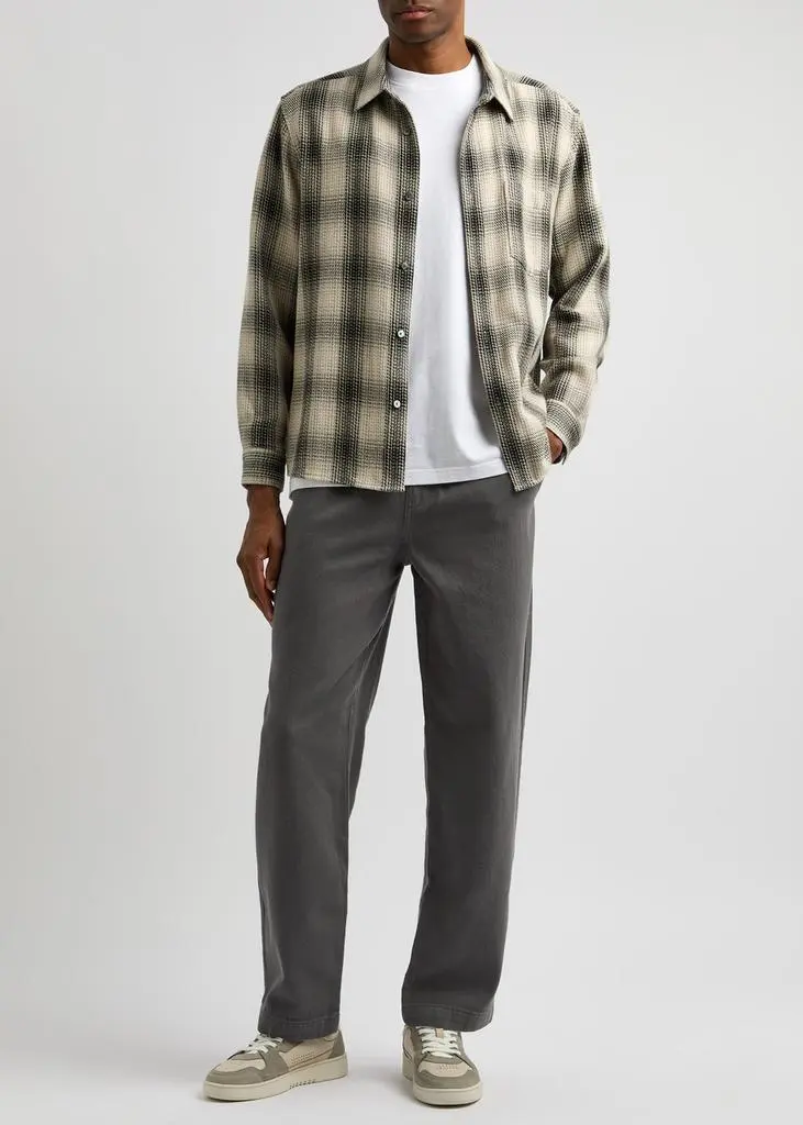 FRAME Straight-leg cotton trousers 4