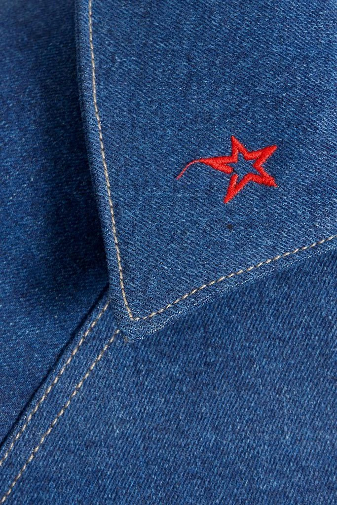 PERFECT MOMENT Corentine embroidered denim ski jacket 4