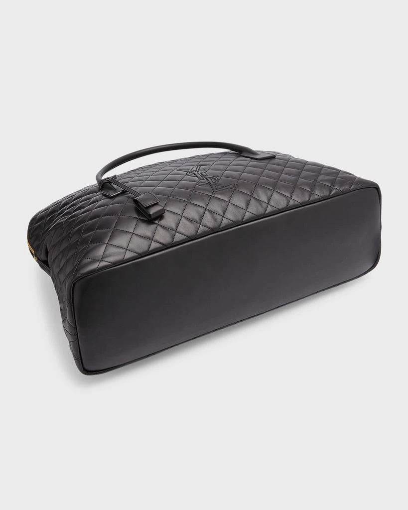Yves Saint Laurent Es Giant YSL Travel Bag in Smooth Quilted Leather 8