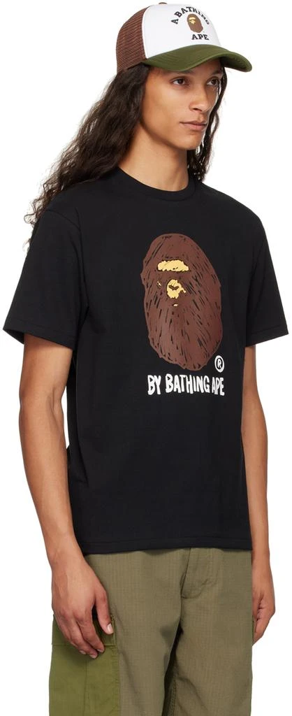 Bape Black Hand Drawn 'By Bathing Ape' T-Shirt 2