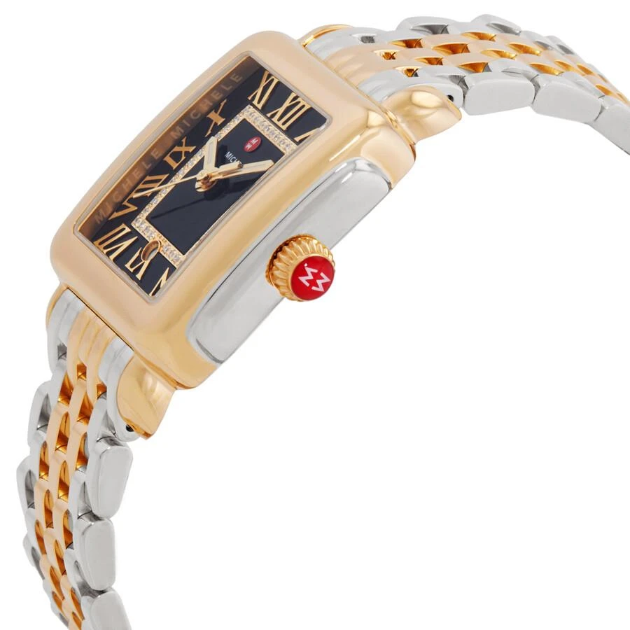 Michele Deco Madison Quartz Black Dial Ladies Watch MWW06G000045 2