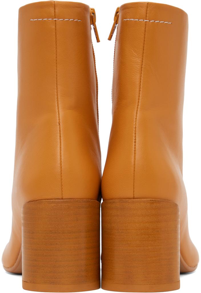 【関税込み】MM6 Maison Margiela イエロー Anatomic ブーツ Yellow Anatomic Boots by MM6 Maison Margiela on Sale