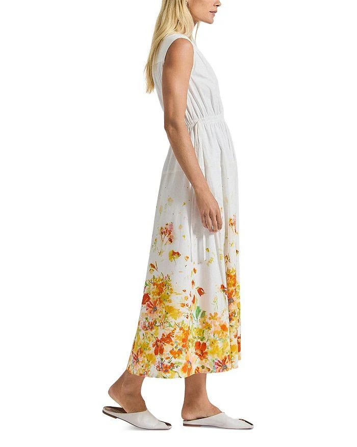 Derek Lam Nara Border Print Cotton Maxi Dress 4