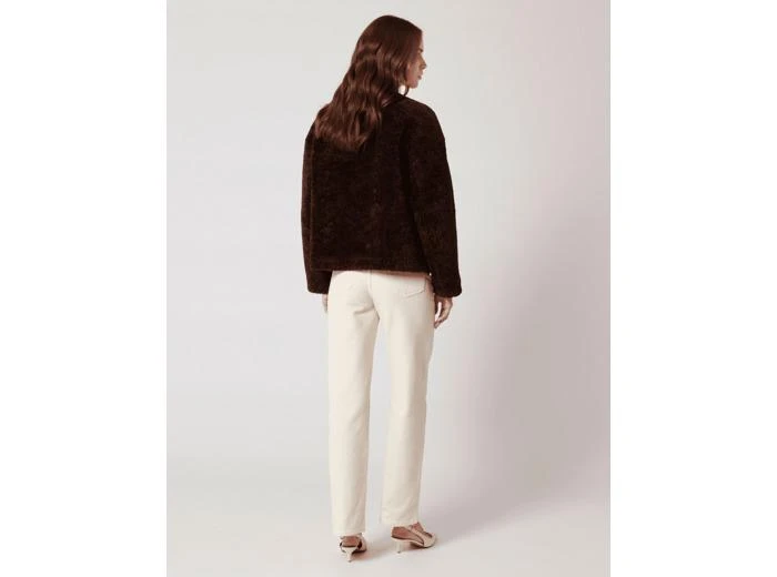 zapa Manteau Marjorie Chocolat en Polyester 1