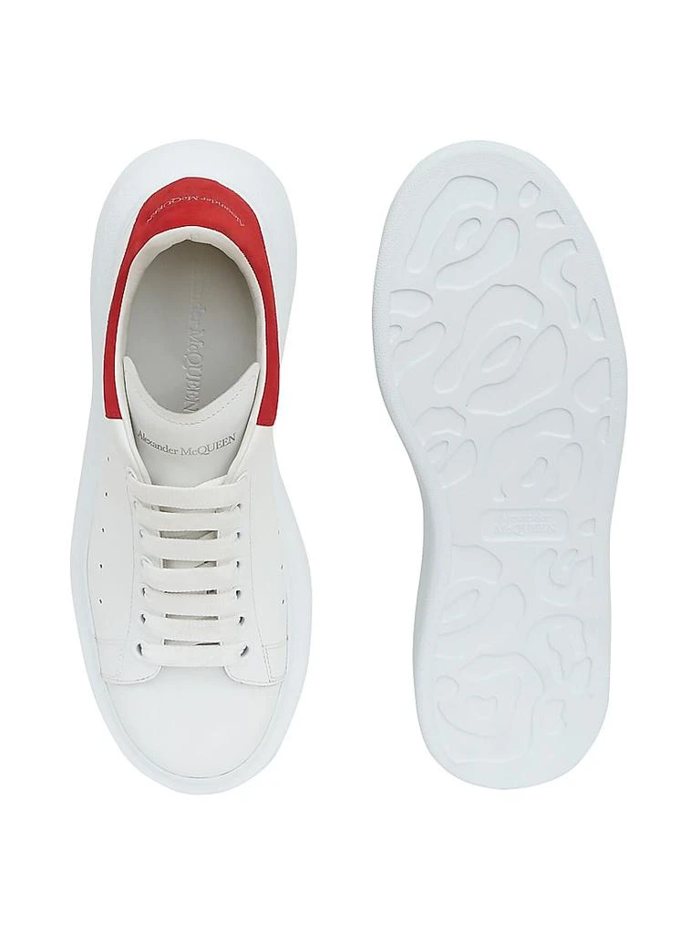 Alexander McQueen Men
s Oversized Leather Platform Sneakers 4