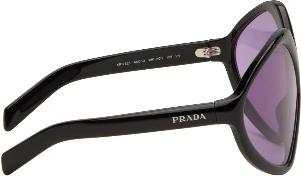 Prada Black Runway Oversized Sunglasses 2
