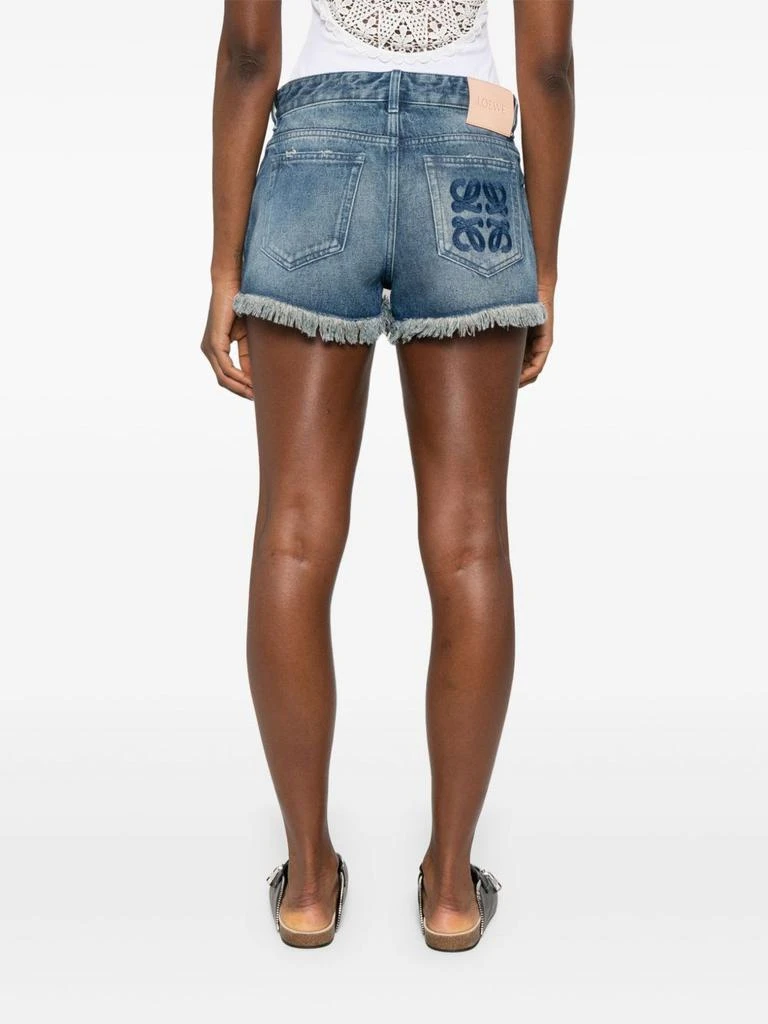 LOEWE PAULA'S IBIZA LOEWE PAULA'S IBIZA - Anagram Denim Shorts 1