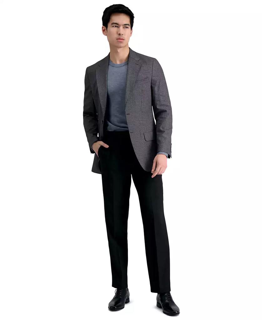 Haggar Men’s Premium Comfort Straight-Fit 4-Way Stretch Wrinkle-Free Flat-Front Dress Pants