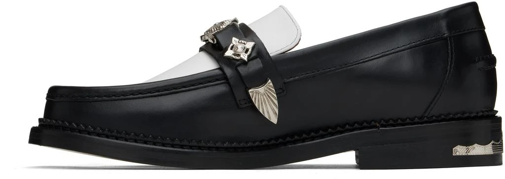 Toga Virilis SSENSE Exclusive Black & White Loafers 3