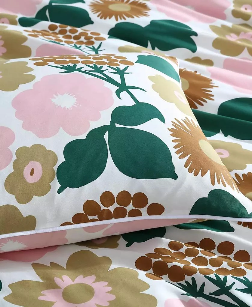 marimekko CLOSEOUT! Pieni Kukkatori Cotton 3 Piece Duvet Cover Set 8