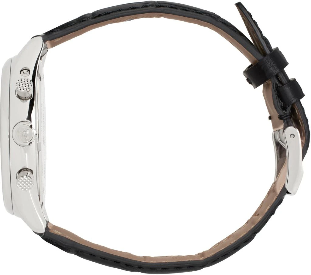 Frédérique Constant Silver & Black Classics Quartz Chronograph Triple Calendar Watch 2