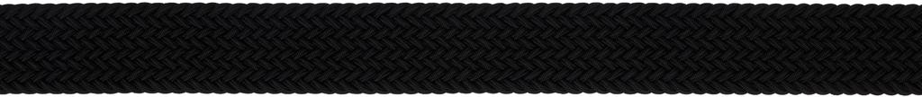 Andersons Black Classic Plain Elastic Woven Belt