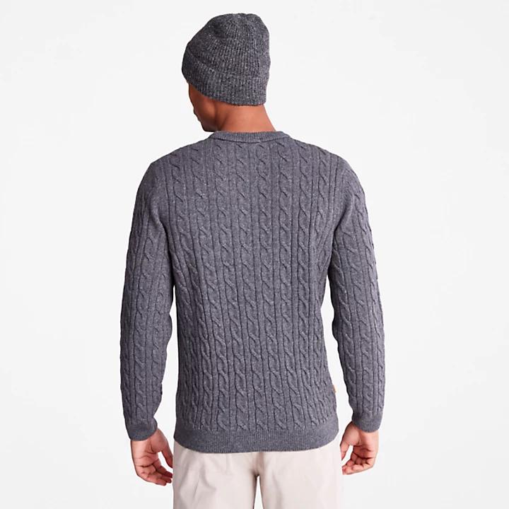 Timberland Phillips Brook Cable-knit Sweater for Men in Grey