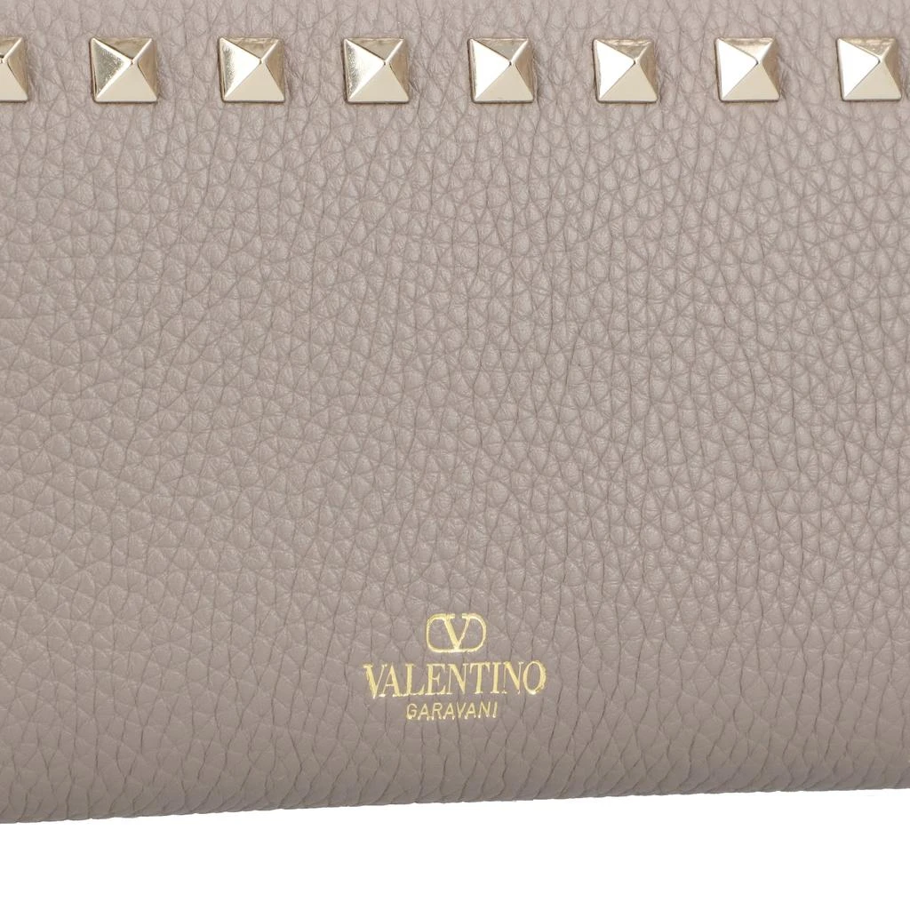 Valentino Rockstud Grey Leather Wallet 5