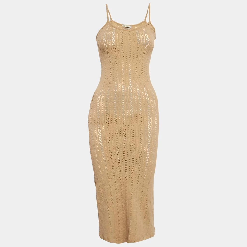 Fendi Fendi Brown Silk Byssus Column Midi Dress S - Dresses & Skirts - Free  Shipping - BeyondStyle