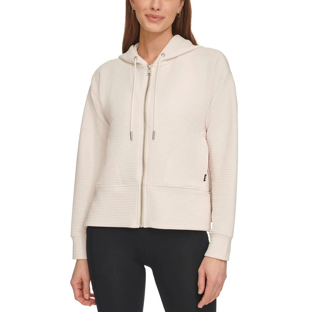 DKNY Women's Tech Ottoman Full-Zip Hoodie 7