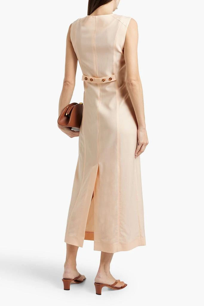 Loulou Studio Idika wool-twill midi dress 3