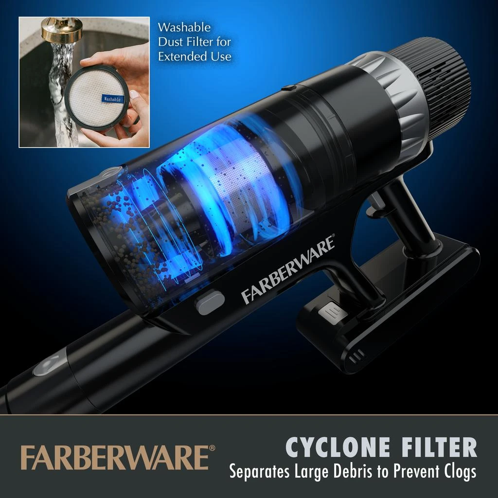 Farberware Cordless Platinum Stick Vacuum Cleaner 4