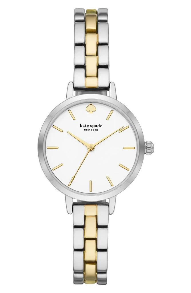Kate Spade women's 3-hand two-tone bracelet watch, 30mm 1