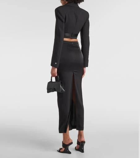 Dion Lee Buckle-detail cropped blazer 3