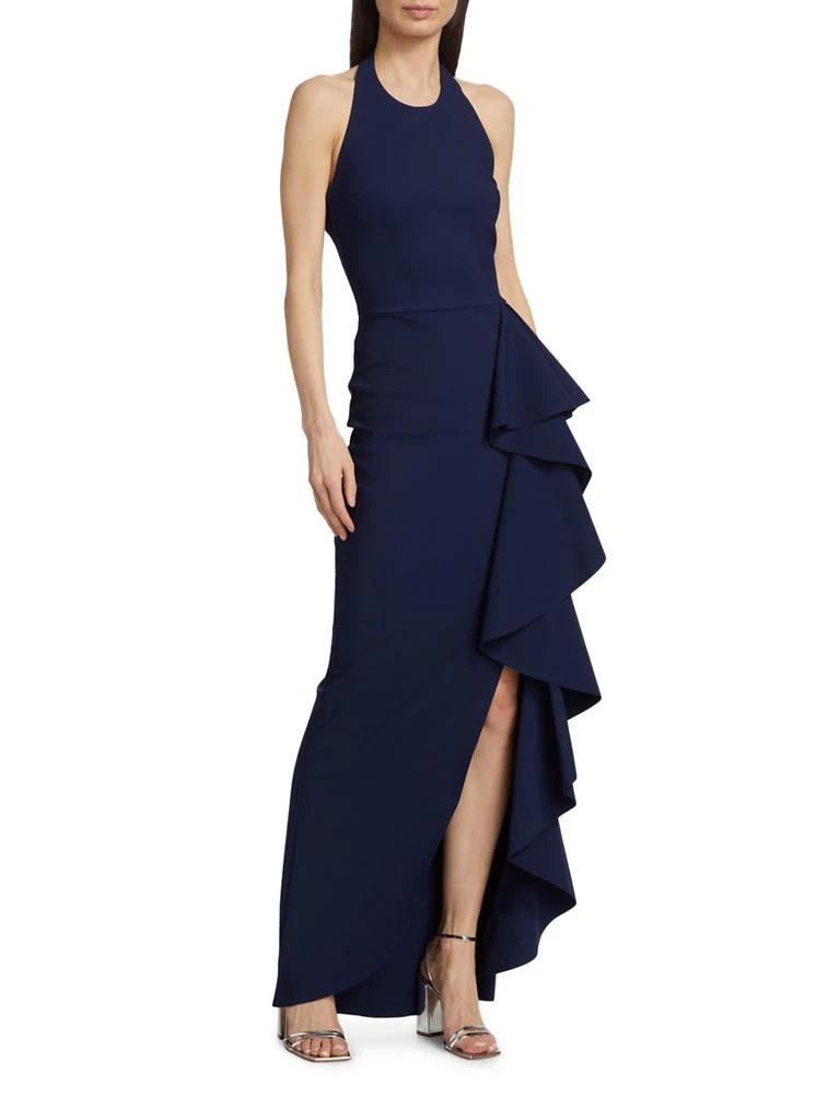 Chiara Boni Thomas Ruffled Halter Gown 2