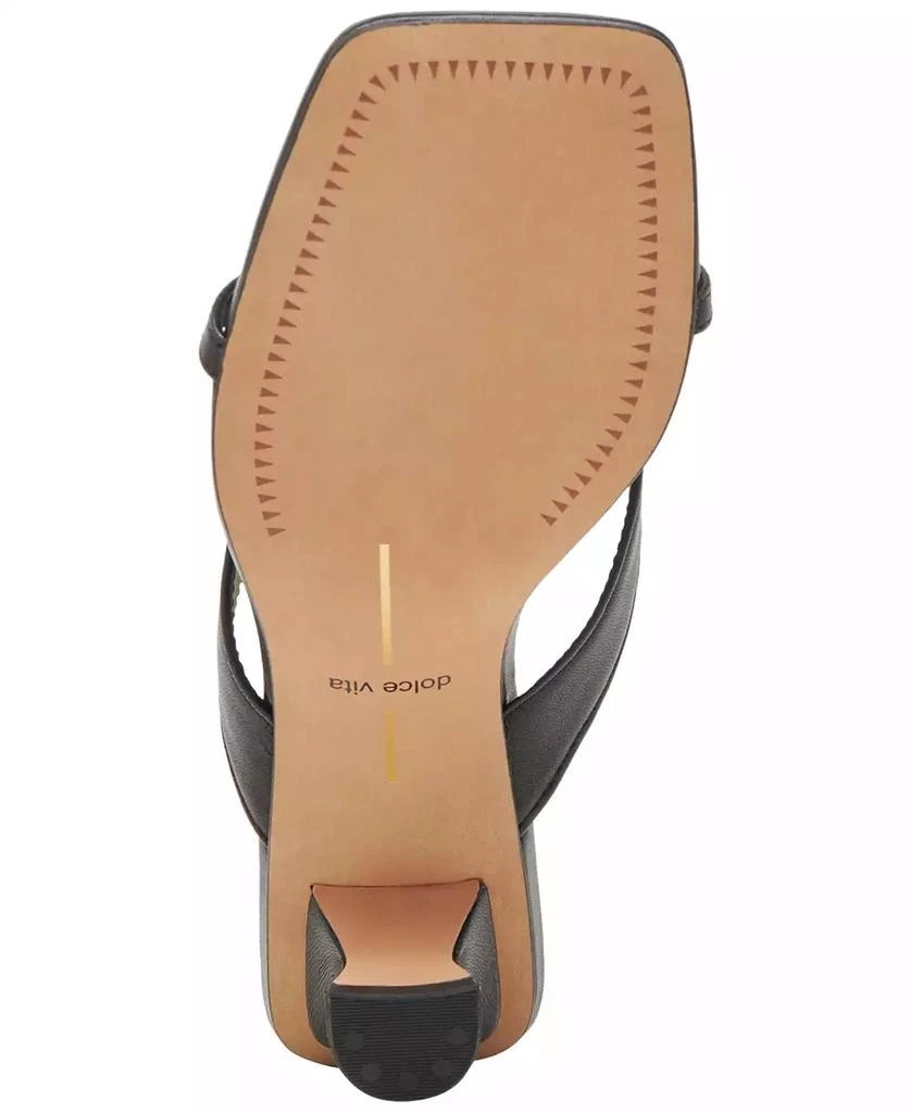 Dolce Vita Women's Brevel Thong Low Block Heel Dress Sandals 9