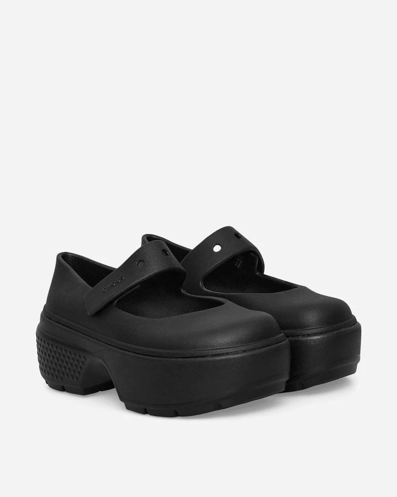 Crocs Women's Stomp Mary Jane Clogs Black 3