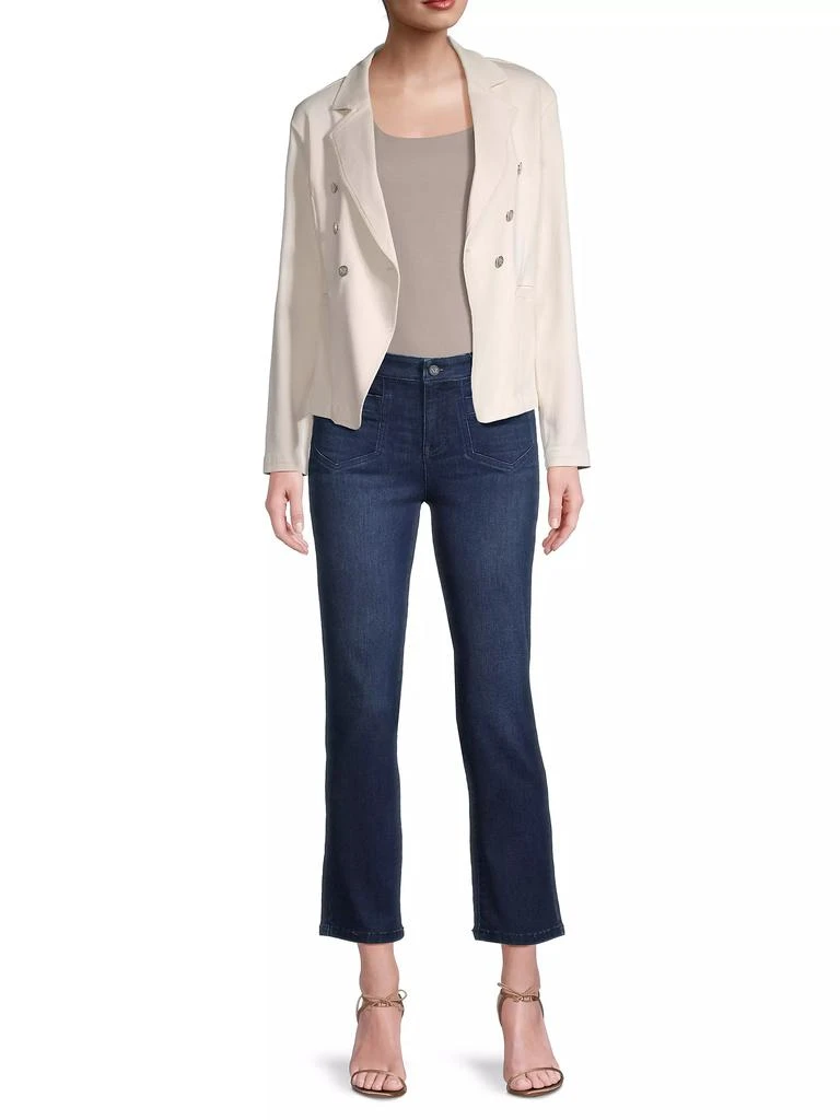 NIC+ZOE Femme Denim Blazer 2