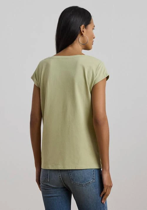 Ralph Lauren Ralph Lauren Petite Embroidered Jersey T Shirt 2