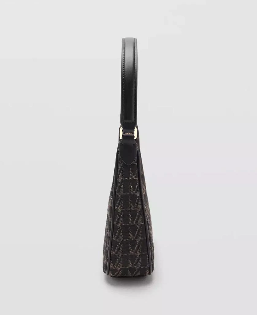 Mango Women's Printed Logo Shoulder Bag 4
