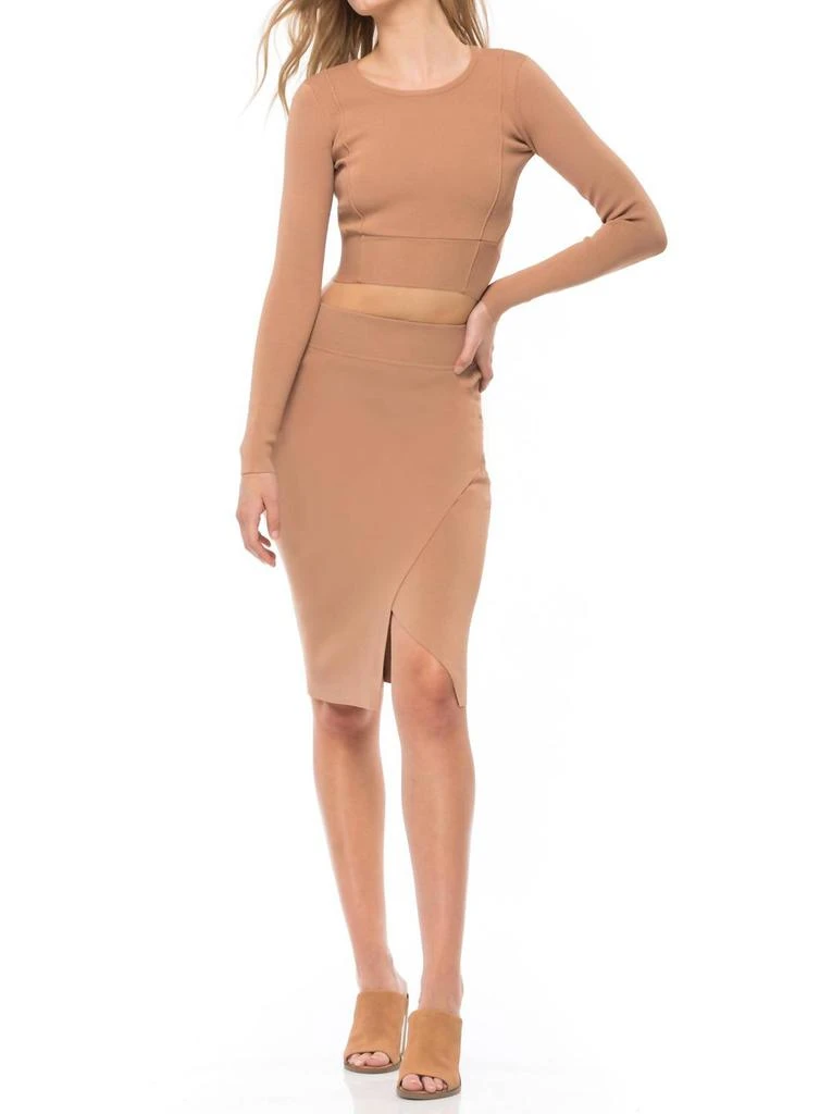 KENDALL & KYLIE Kendall + Kylie - Compact Long Sleeve Crop Top 3