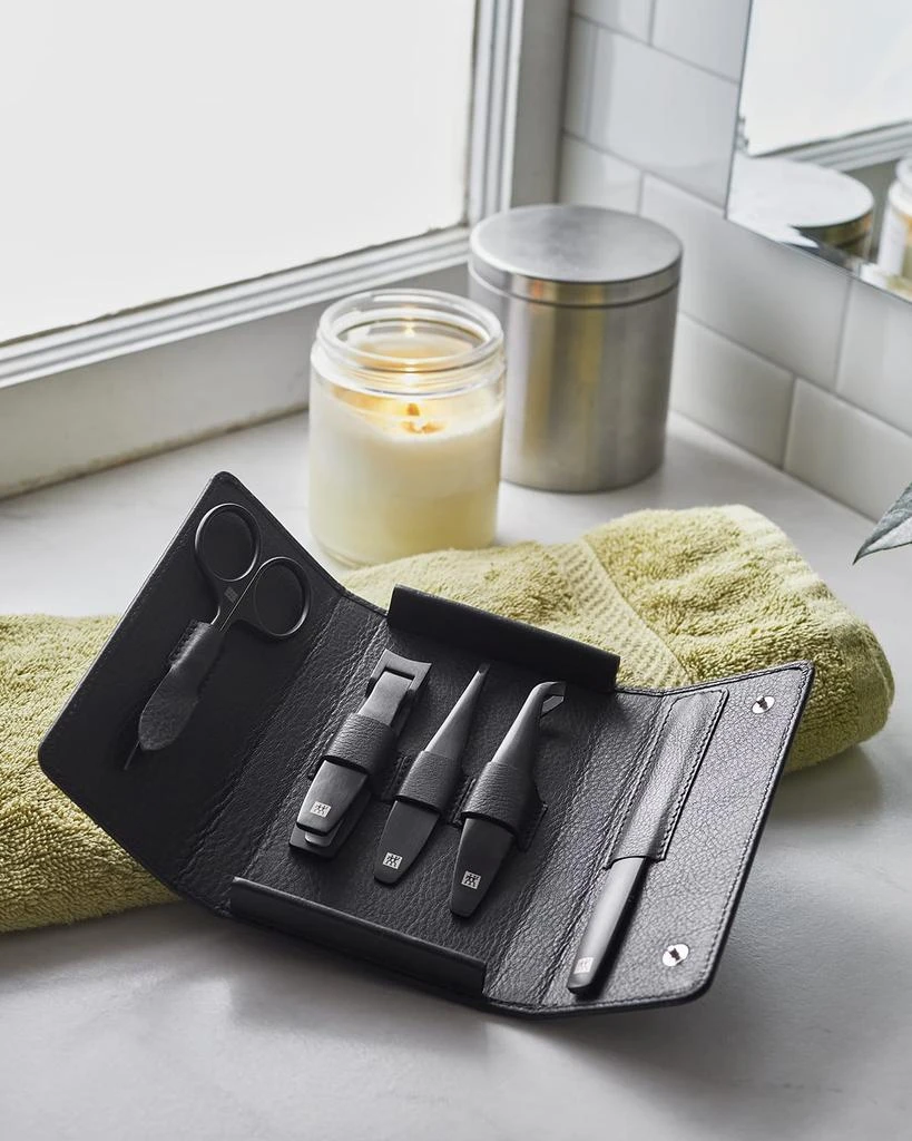 Zwilling Beauty Neiman Marcus Exclusive Black On Black Grooming Set 3