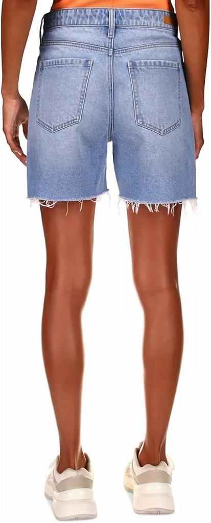 Sanctuary Sanctuary - Women’s Sidewalk Destructed Cut-hem Rigid Denim Jean Short