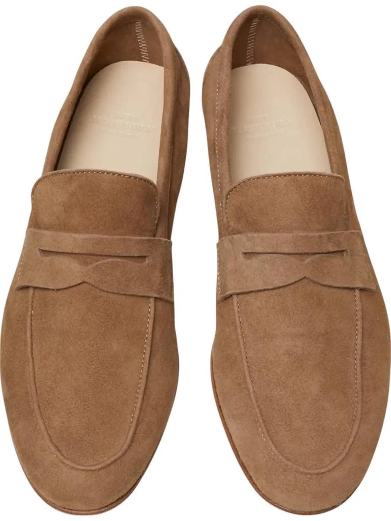 Ann Mashburn Women's Summer Penny Loafer In Dark Taupe Suede 2