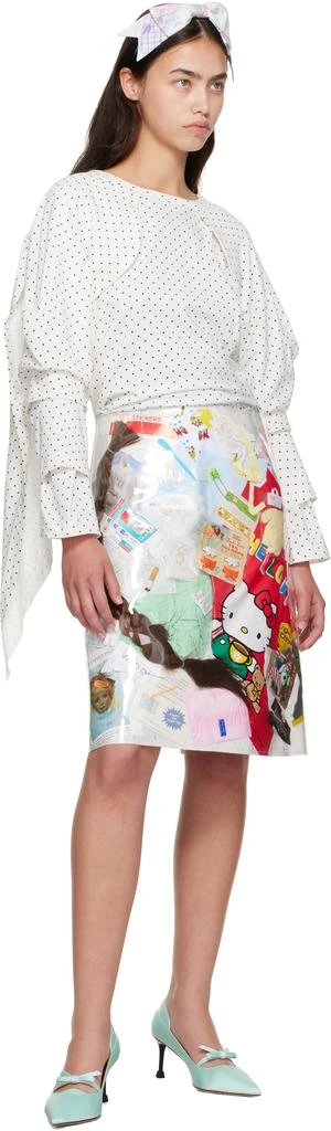 Ashley Williams Multicolor Trash Midi Skirt 4