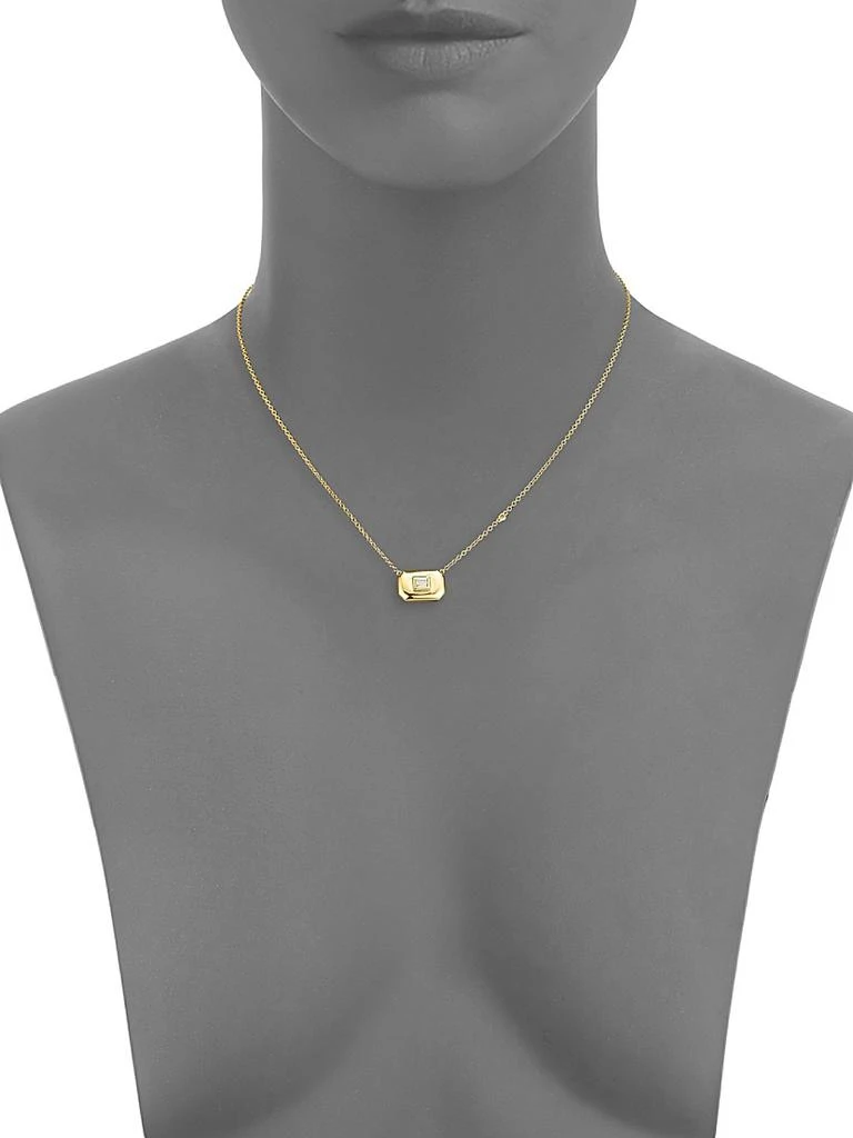 SHAY Essentials Diamond & 18K Yellow Gold Pendant Necklace 2