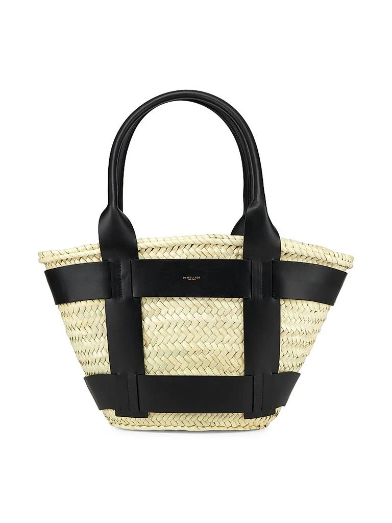 Demellier Santorini Raffia Tote Bag 1