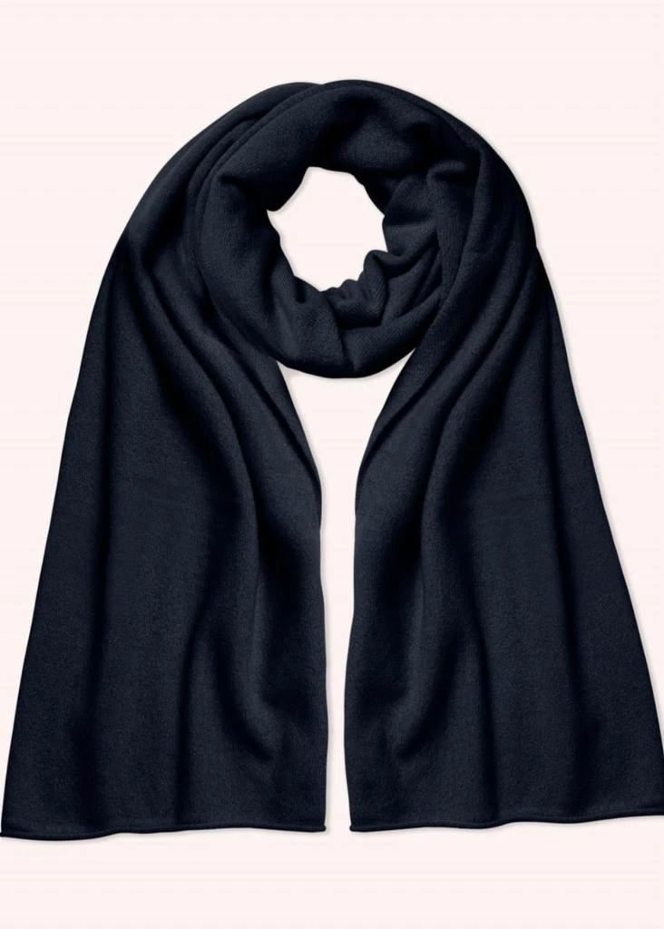 CRUSH CASHMERE Amara Lima Luxe Scarf In Black 3