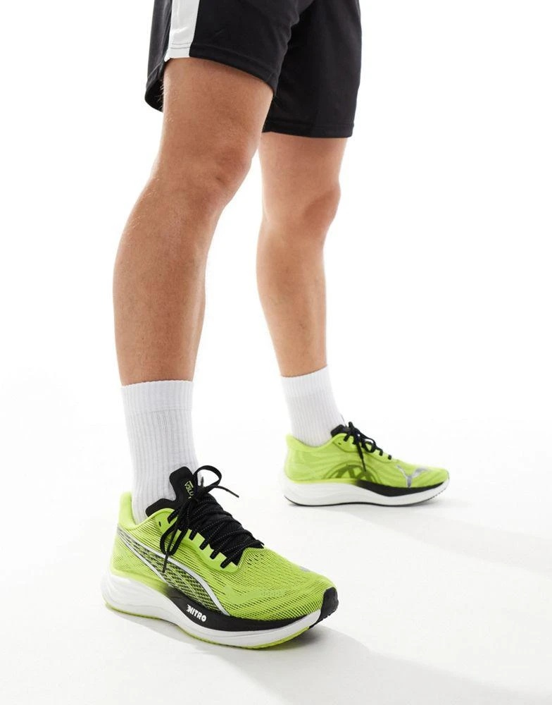 Puma Puma Velocity Nitro 3 Psychedelic Rush trainers in lime 5